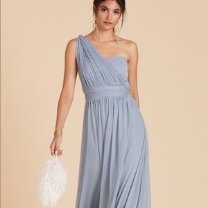 Dusty Blue Convertible Dress